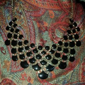 Necklace Vintage Openwork Bib Statement Jewelry